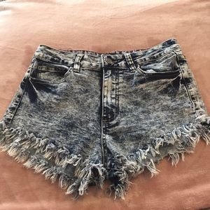 High waisted shorts size medium